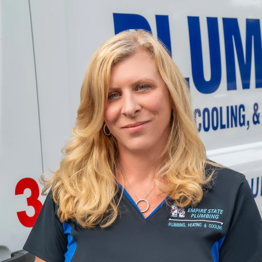 Empire State Plumbing customer service team member at the Nassau, NY office
