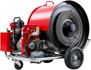 Rooter machine used by Empire State Plumbing drain technicians