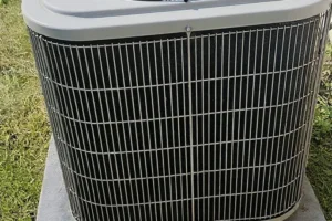 Air conditioning condenser installed by Empire State Plumbing