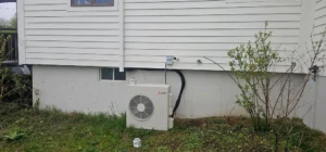 Ductless mini-split indoor head installed by Empire State Plumbing in a Capital Region home